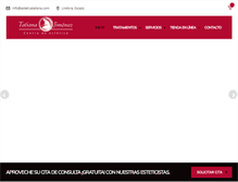 Tablet Screenshot of esteticatatiana.com